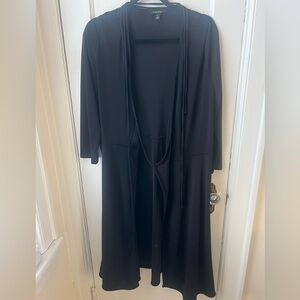 Banana Republic Black wrap around dress